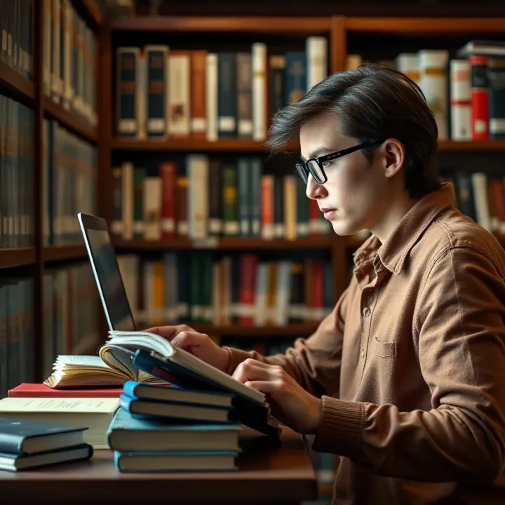 Person browsing online library for free downloadable trading PDFs