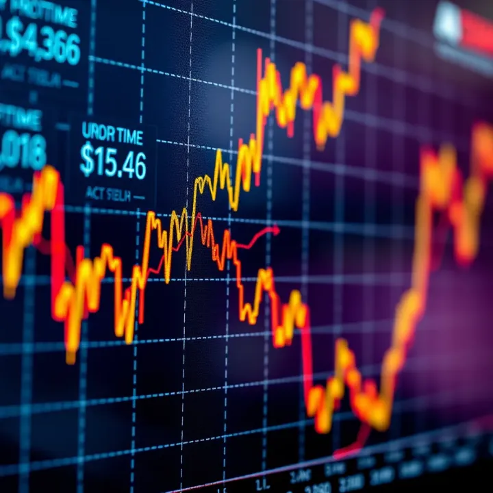 Graph depicting the upward and downward price trends of Ace Coin in a digital financial chart