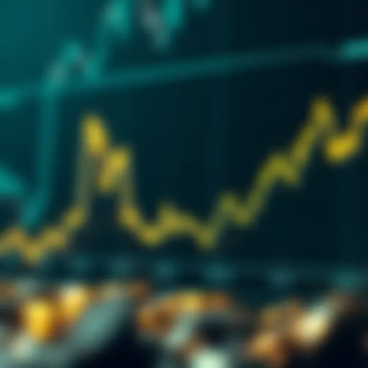 Graph illustrating the upward and downward trends of ADA coin price over recent months