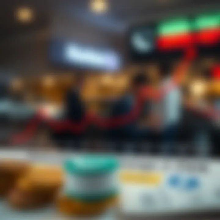 Graph showing the exchange rate trend between UAE Dirham and Pakistani Rupee over time