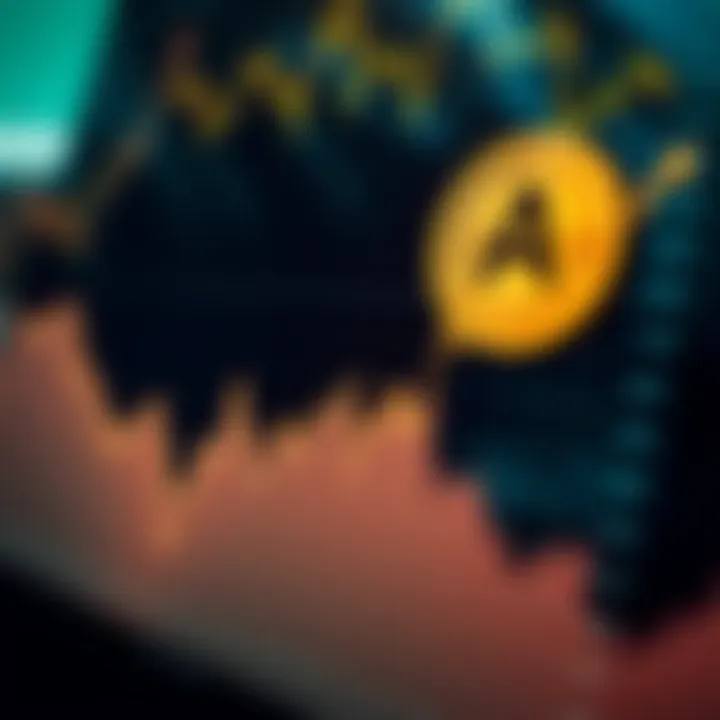 Graph showing fluctuations in ApeCoin market value over time