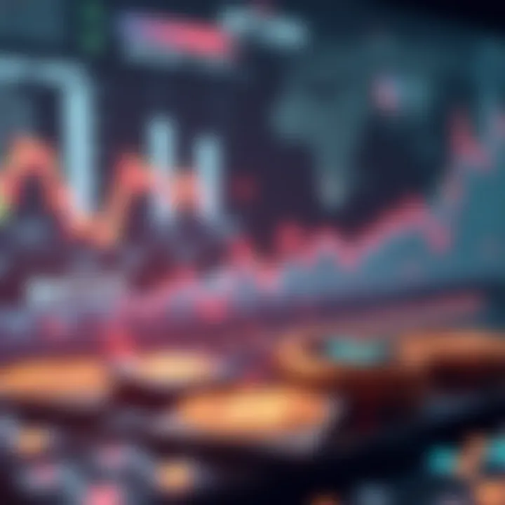 Technological Impact on APT Price Predictions Abstract representation of technology and data analytics with blockchain elements symbolizing crypto market analysis