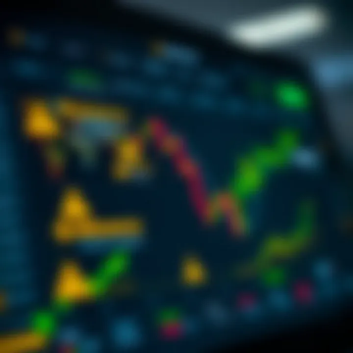 Diagram showing Binance platform interface with caution symbols highlighting trading risks and compliance tips