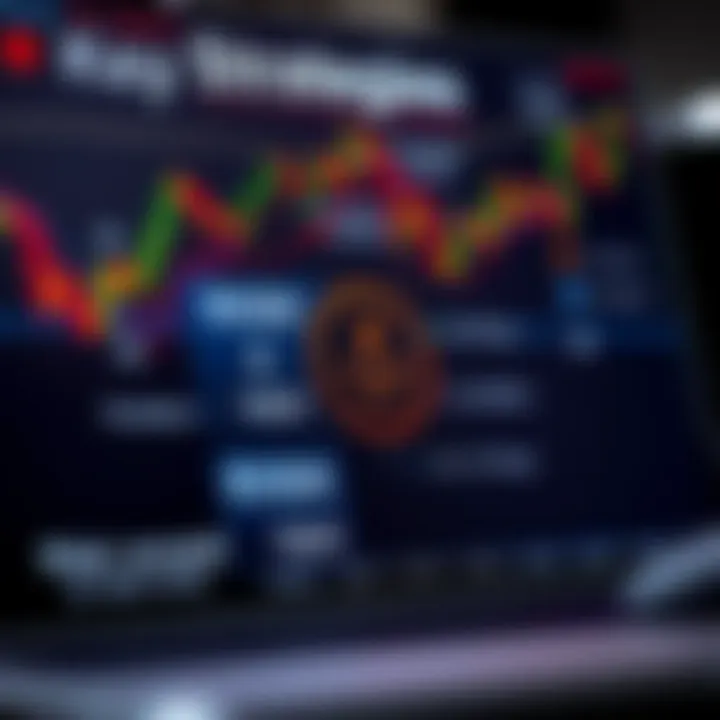 Graphical representation of binary options trading strategies with risk and reward indicators