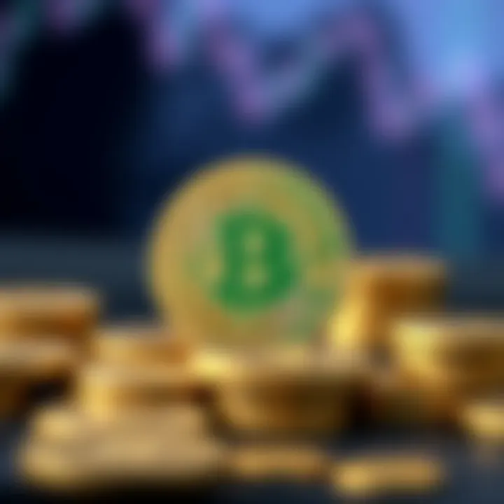 Digital representation of Bitcoin with Pakistani flag colors symbolizing local investor interest