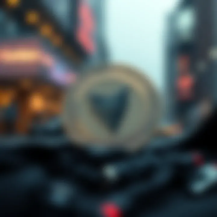 Conceptual illustration of factors influencing Cardano's ADA value including market dynamics and expert forecasts