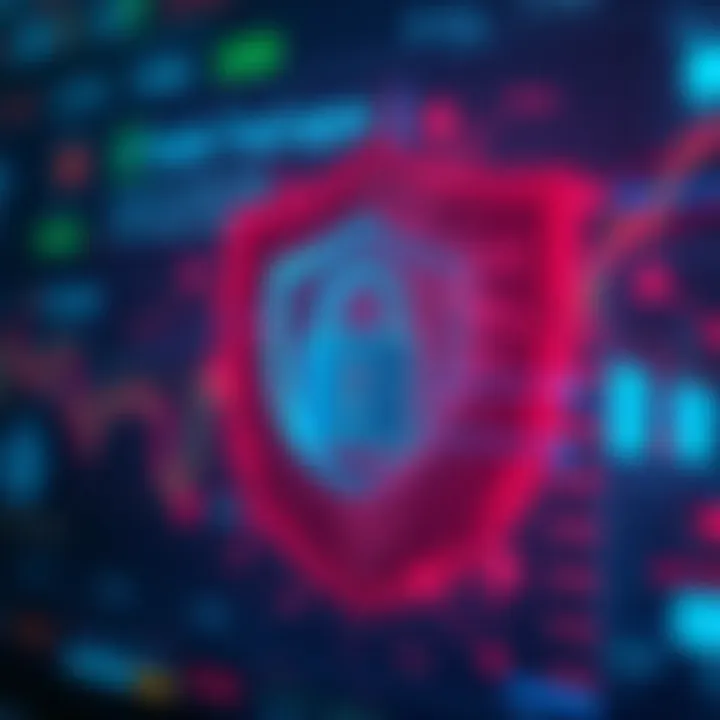 Security Features in Trading Applications for Safe Investments Illustration of security shield with digital lock symbolizing secure trading app features