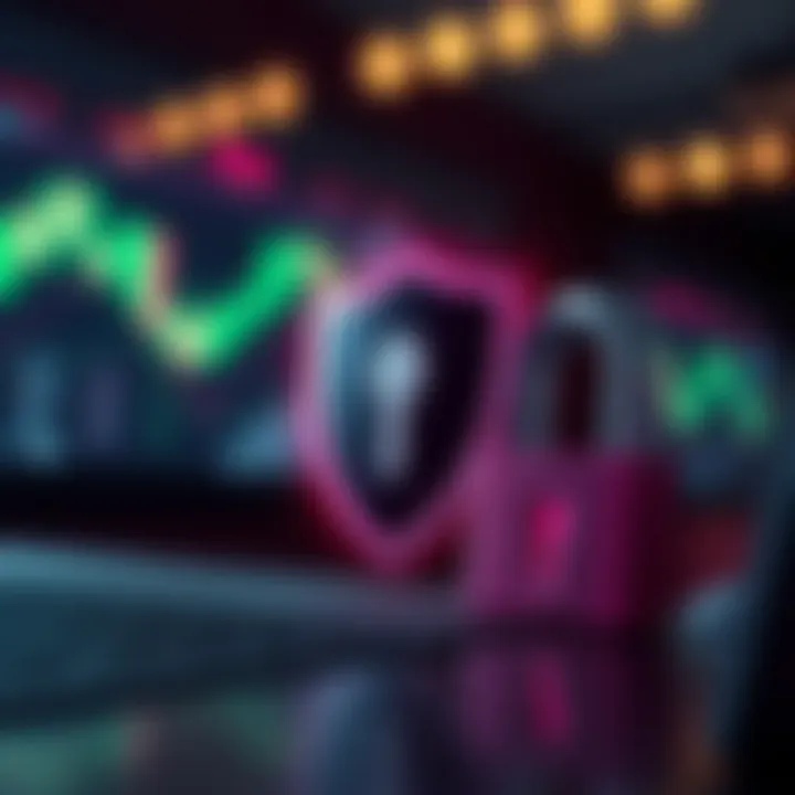 Protecting Your Binary.com Account Information Illustration of shield icon and lock symbol representing account security features