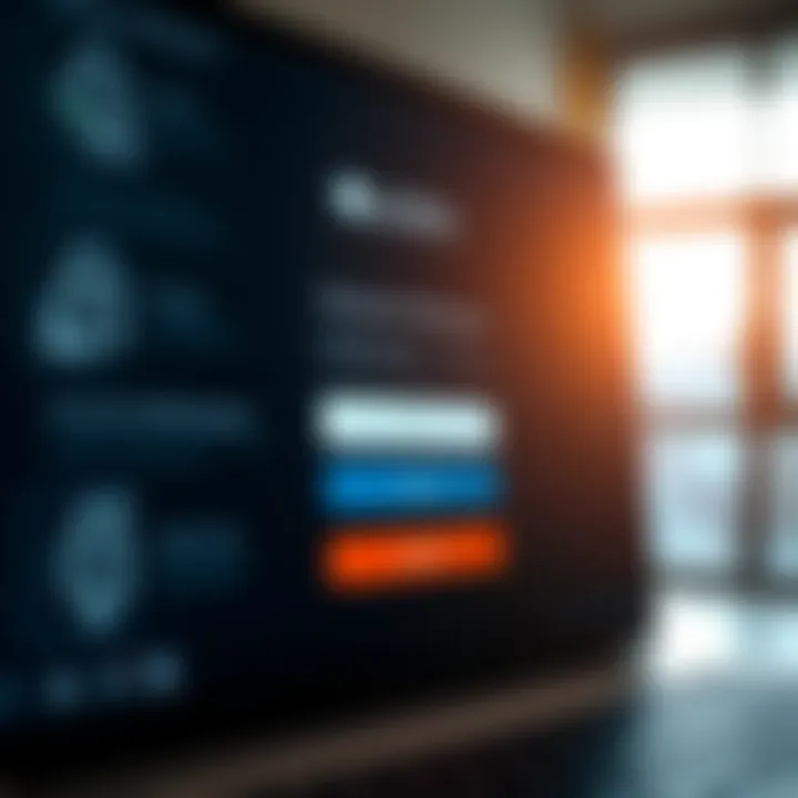 Secure login page interface highlighting account verification and security features