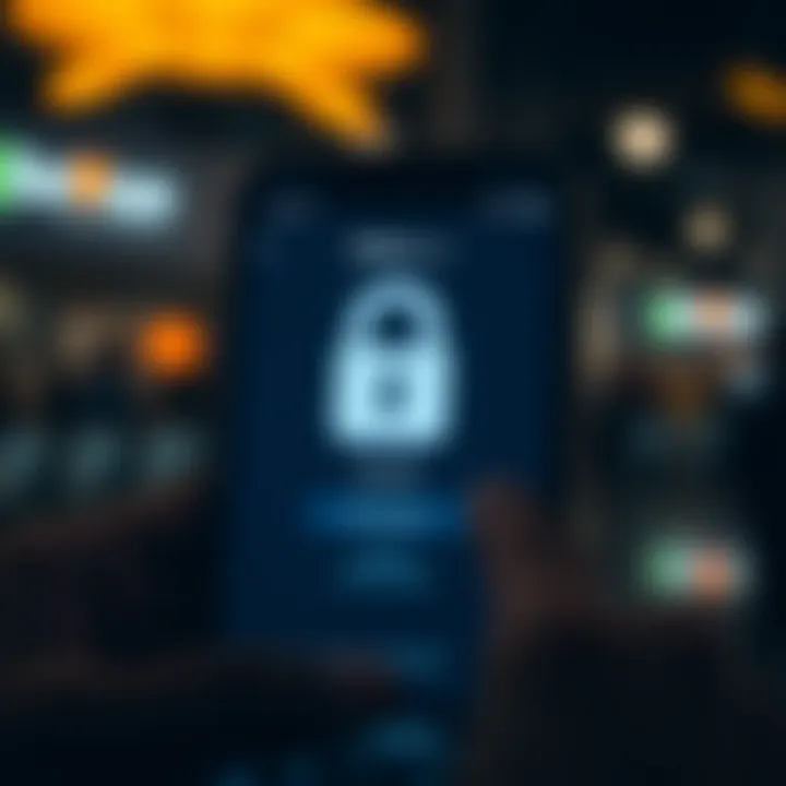 Secure login screen of Deriv.com app emphasizing protection and data safety