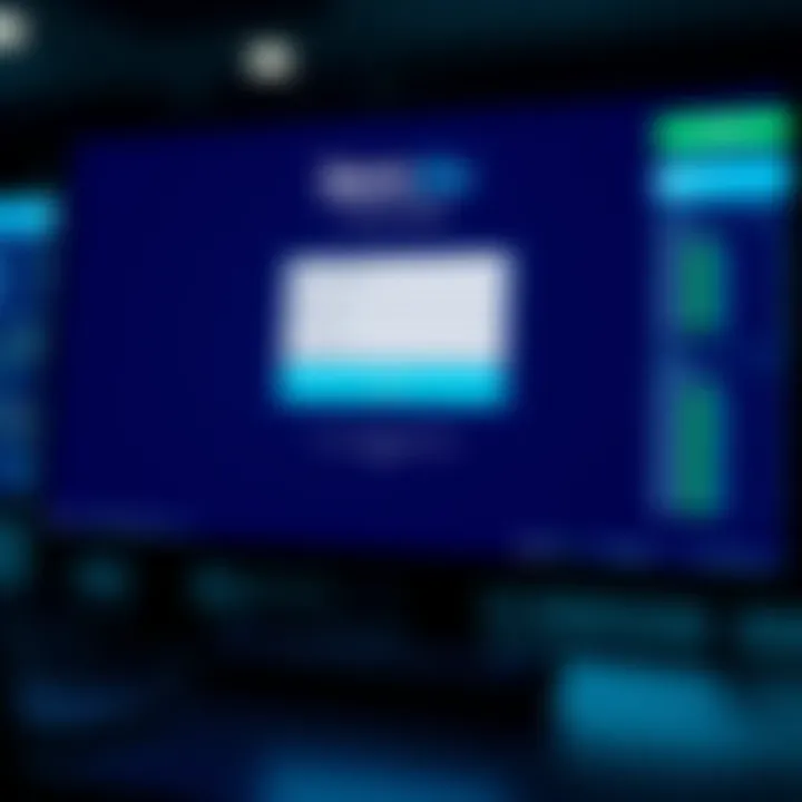 User interface showing Deriv Go platform login screen with input fields and secure login button