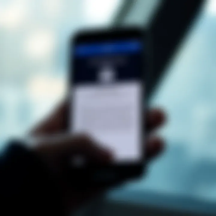 Illustration of a mobile device displaying troubleshooting tips and security guidance for safe Deriv Go access
