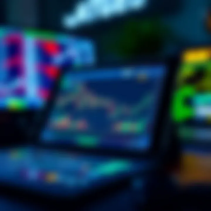 Visual representation of a digital trading book on a tablet highlighting key features and elements for effective trade management