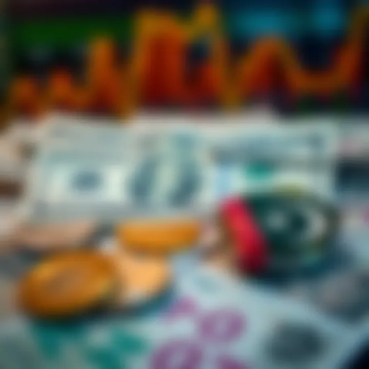 Factors Influencing USD to PKR Exchange Rate Movements Illustration of economic and political factors impacting currency valuation