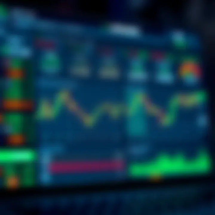 Digital interface displaying forex trading dashboard with contest rankings and performance metrics