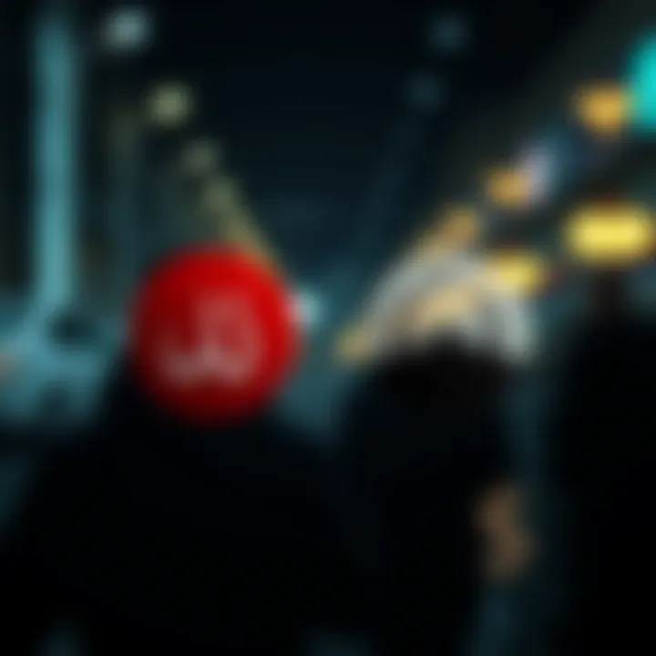 Ethical Considerations in Binary Trading for Muslim Investors Illustration showing the contrast between halal and haram symbols related to binary trading decisions