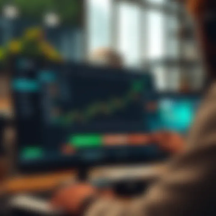 Dashboard overview on Quotex platform showing various trading options and user control panel