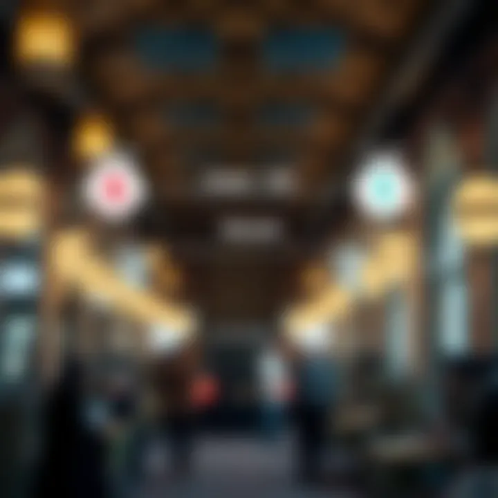 Diagram showing halal and haram concepts in Islamic finance with symbols representing binary trading