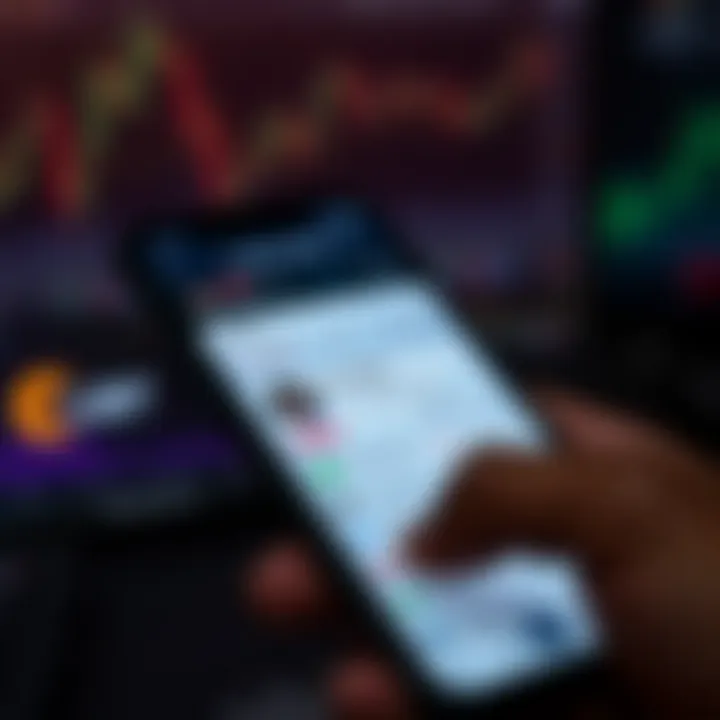 Essential Features of Trading Apps for Confident Trading Illustration of key features of trading apps highlighted on a smartphone screen