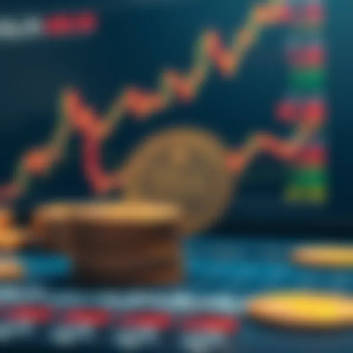 Market Factors Influencing TIA Token Value in Pakistan Illustration of market analysis with cryptocurrency symbols and data charts for Pakistan crypto market