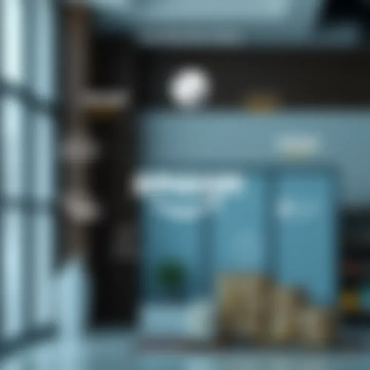 Illustration of Amazon's diverse business sectors including e-commerce, cloud computing, and logistics services