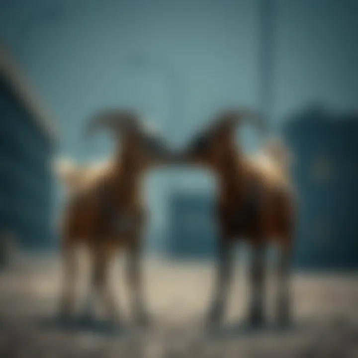 Capital Sharing in Goat Funded Trading Arrangements Illustration showing a financial partnership symbolizing capital sharing between two parties