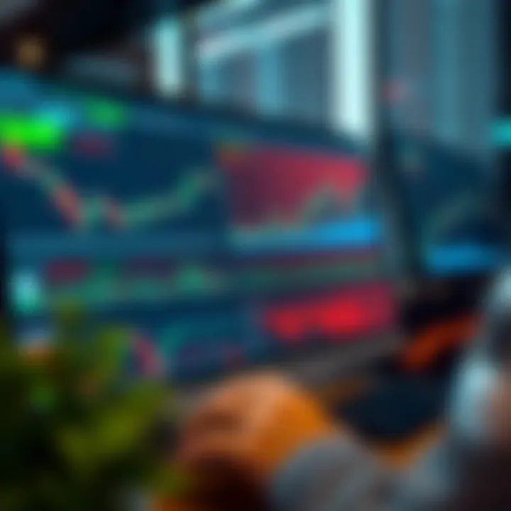 Dashboard showcasing trade analysis tools with graphs and indicators for market assessment