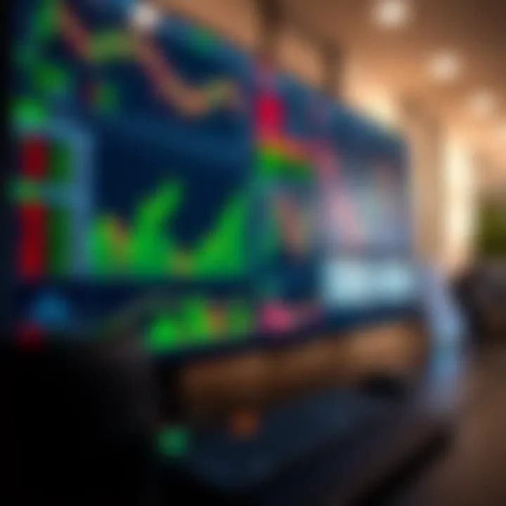 Dashboard displaying various trading tools and charts used in investment strategy planning