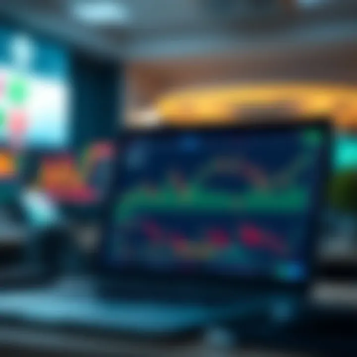 Screenshot of a secure trading platform interface displaying market charts and trading options