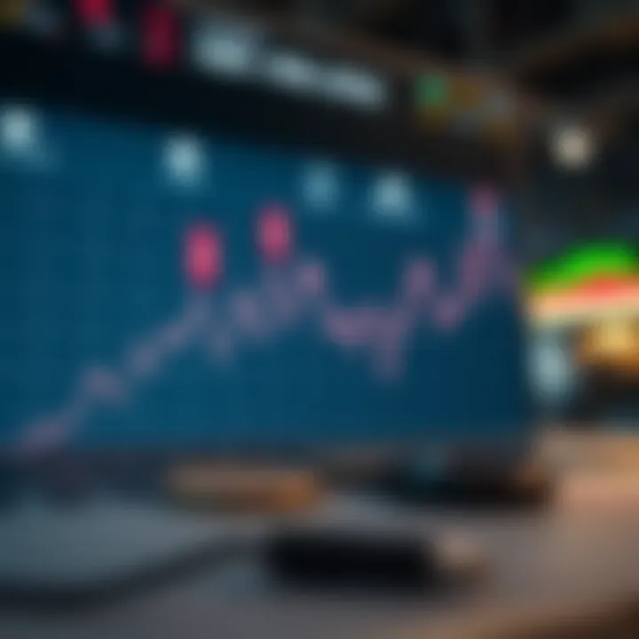 Graph showing fluctuations of USD to PKR exchange rate in the open market over recent months