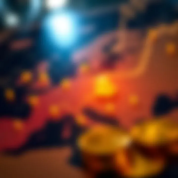 Geopolitical Factors Shaping Gold Market Dynamics Map highlighting geopolitical tensions affecting gold market dynamics