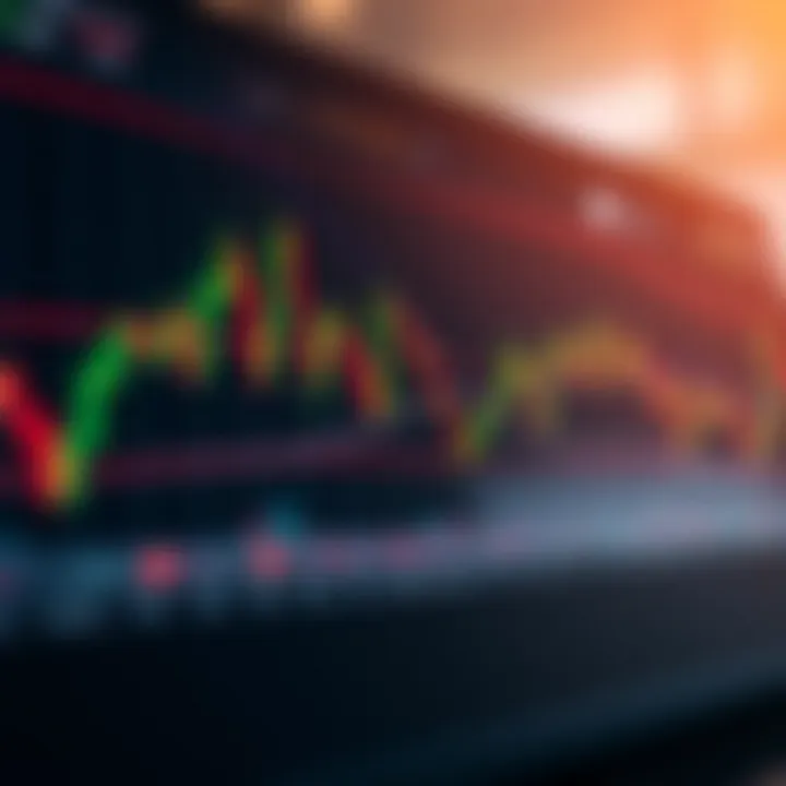 Graph illustrating trading strategy applied with XHMaster Formula indicator for forex market