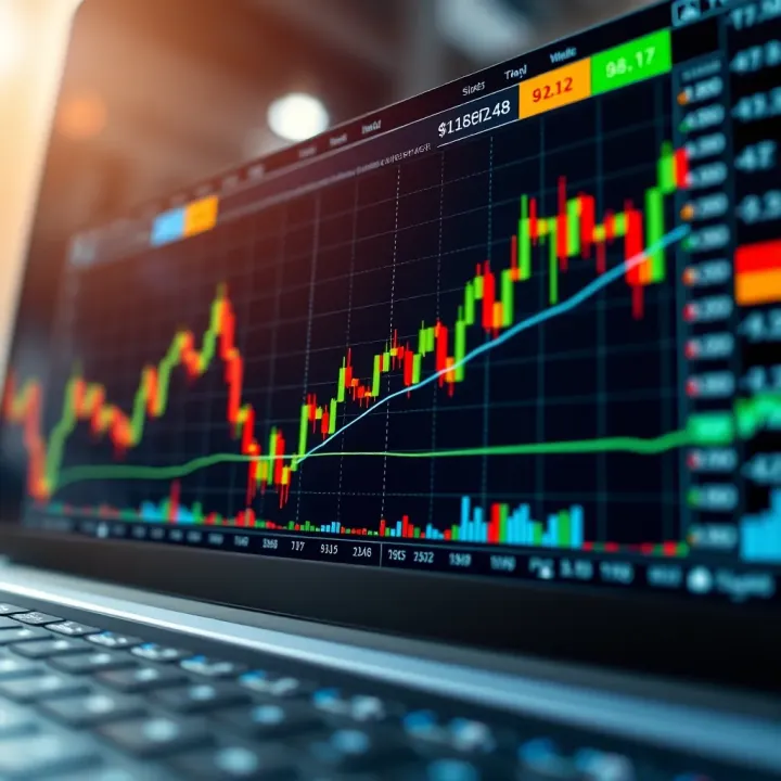 Bitcoin Price Movements with Trading Signals Chart displaying Bitcoin price movements with highlighted buy and sell signals