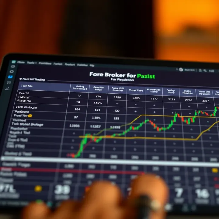 Comparison chart of forex brokers highlighting fees, platforms, and regulation