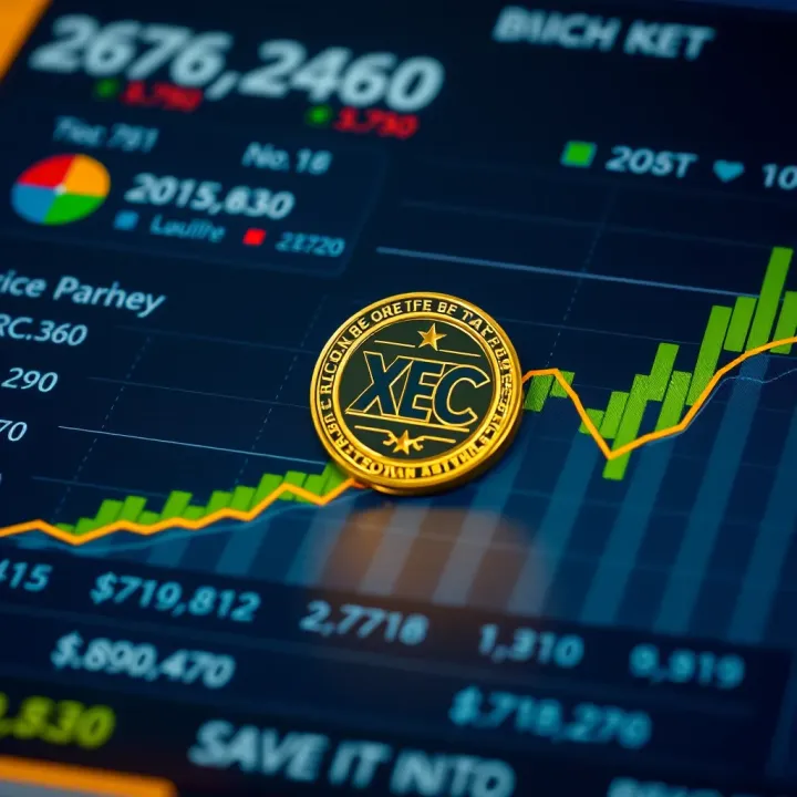 Market Comparison and Growth Insights of XEC Coin Comparison chart illustrating XEC coin against other cryptocurrencies highlighting market position and growth potential
