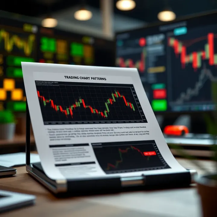 Free PDF Resource Highlighting Trading Chart Pattern Analysis Screenshot of a downloadable PDF resource showcasing detailed explanations and examples of trading chart patterns