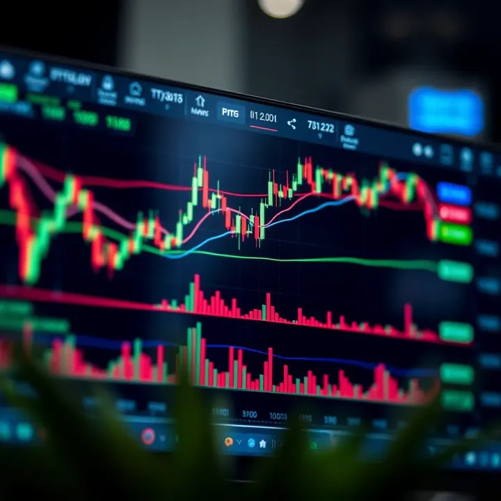 Interactive Financial Chart with Technical Indicators on TradingView Interactive financial chart with various technical indicators on TradingView
