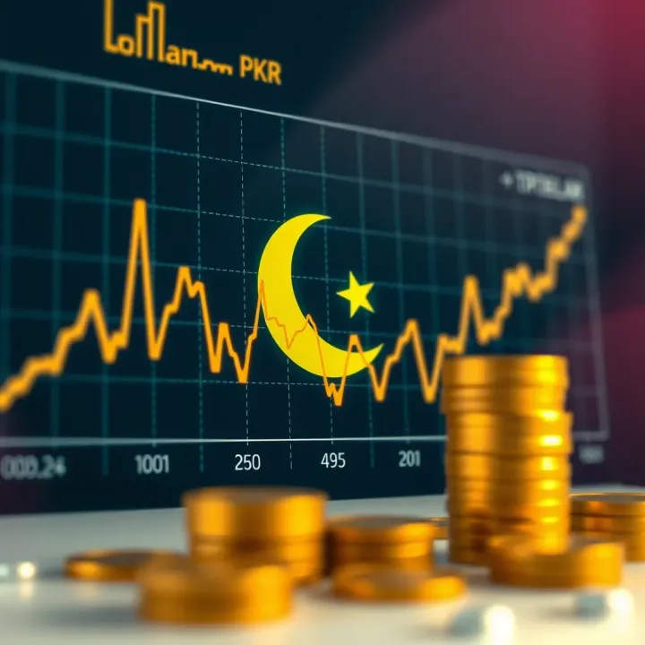Trends in Dollar to Pakistani Rupee Exchange Rate Graph showing fluctuations in dollar to Pakistani rupee exchange rate over time