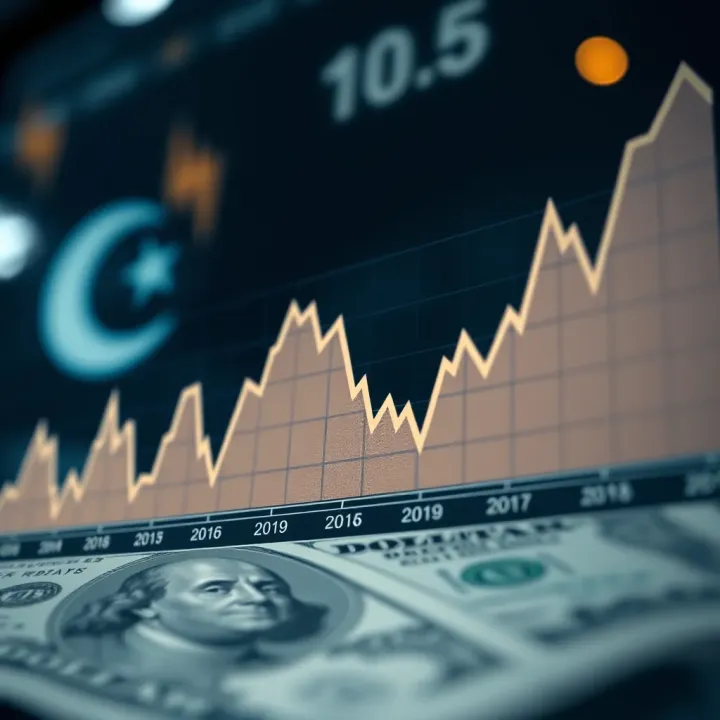 Trends in Dollar Rate Against Pakistani Rupee Graph showing fluctuations of dollar rate against Pakistani rupee over recent months