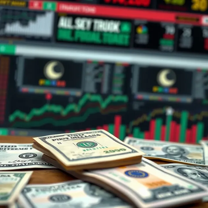 Key Factors Affecting USD to PKR Currency Movements Illustration of factors influencing the USD to PKR exchange rate including economic indicators and market sentiment