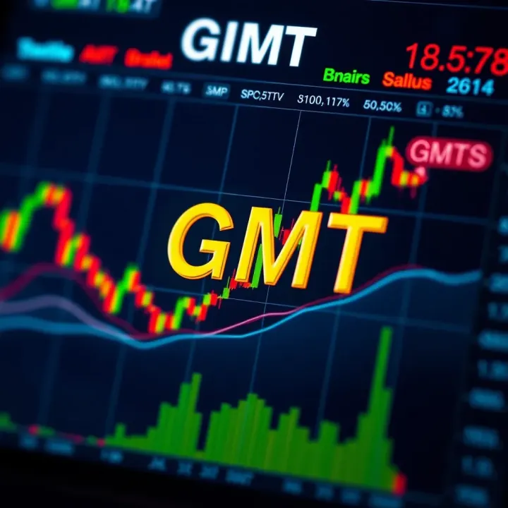 Technical Indicators and Expert Forecast for GMT Value Chart depicting technical indicators and market factors influencing GMT value with expert forecast overlay