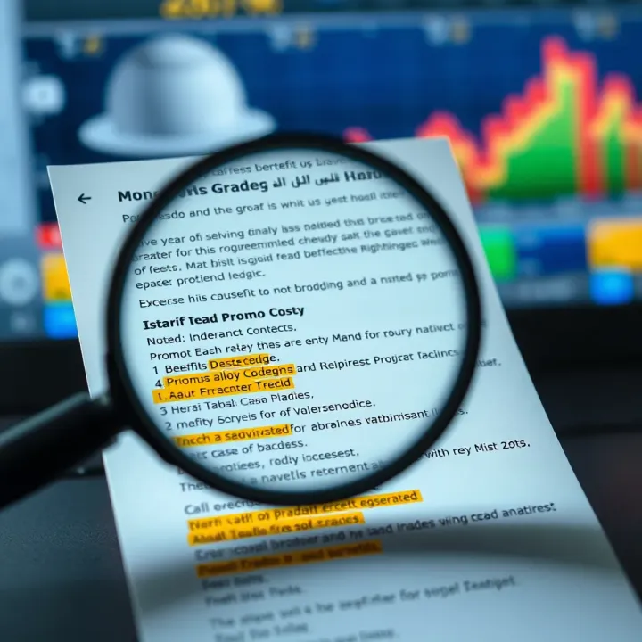 Discovering Valid Promo Codes to Maximise Quotex Trading Benefits Conceptual graphic of a magnifying glass over a list of promo codes with highlighted benefits and tips