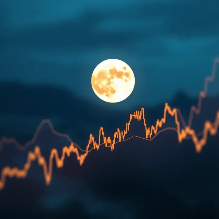 Luna Cryptocurrency Price Trends and Market Fluctuations Graph showing upward and downward trends of Luna cryptocurrency price over time