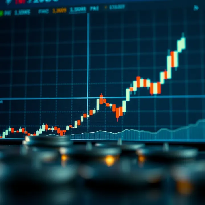Graph showing the price movement trends of Near Coin over recent months
