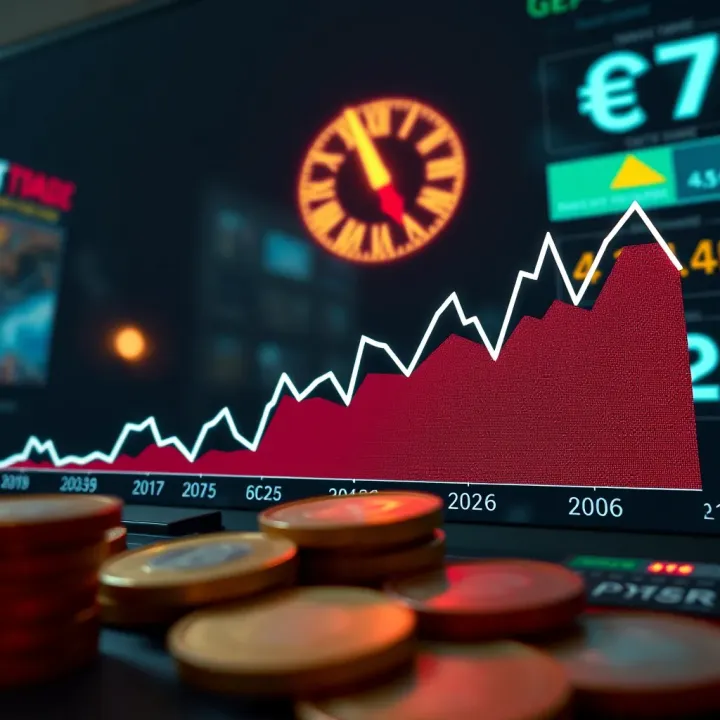 Trends in GBP to PKR Exchange Rate Over Time Graph showing fluctuations in the British Pound to Pakistani Rupee exchange rate over time
