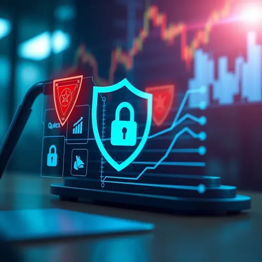 Account Protection Elements for QuoteX Users Visual representation of account security features including shield and lock symbols to protect QuoteX user accounts