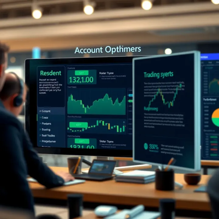 Account Options and Trading Services at QXBroker.com Diagram showcasing different account types and services available for traders on QXBroker.com