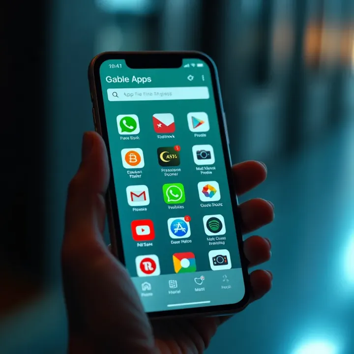 Mobile phone displaying various trusted income-generating applications for users in Pakistan