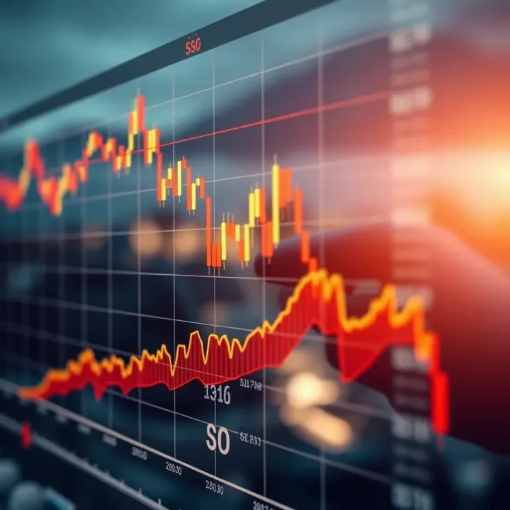 Graph showing Solana price trend with key market influences highlighted