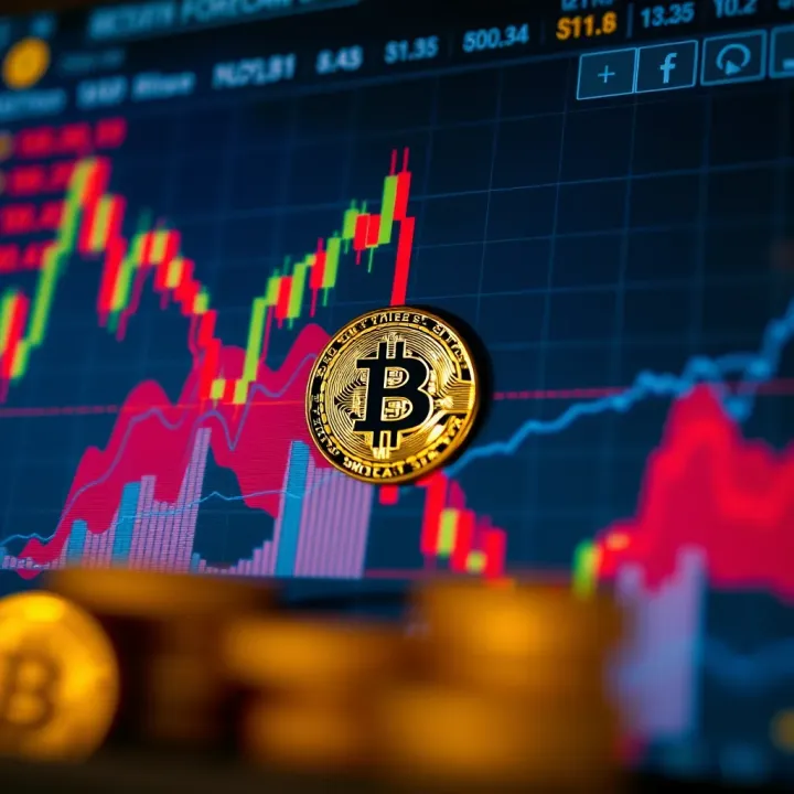 Expert Forecasts and Analysis on Bitcoin Price Illustration of a bullish and bearish chart representing expert Bitcoin forecasts